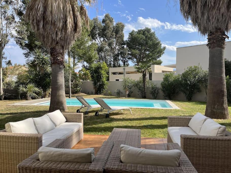 Villa Avec Magnifique Piscine Et Grand Jardin, A 2 Pas Du Golf Et De La Plage Saint-Cyprien  Exterior photo