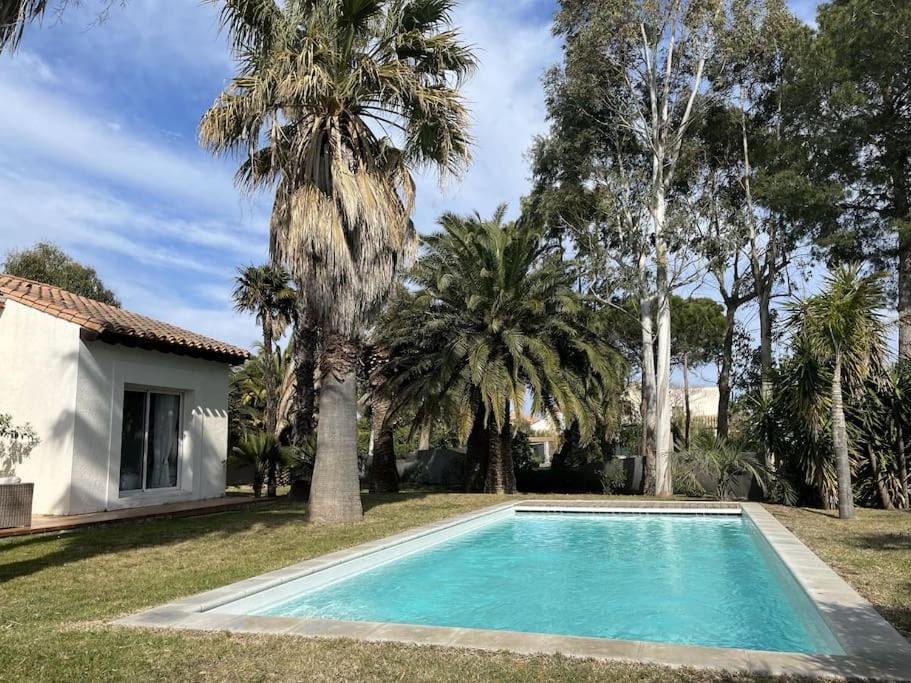 Villa Avec Magnifique Piscine Et Grand Jardin, A 2 Pas Du Golf Et De La Plage Saint-Cyprien  Exterior photo